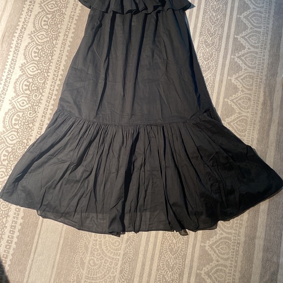 J.Crew Black Spaghetti Strap Ruffle Dress - Picture 6 of 12